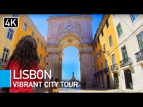 Lisbon Baixa, Portugal 2021 - Walking Lisbon
