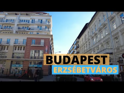 [4K] Budapest walks - District 7 - Erzsébetváros