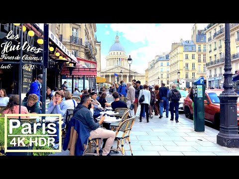 Paris France - Walking tour - Quartier Latin - September 17, 2022 - 4K HDR 60 fps