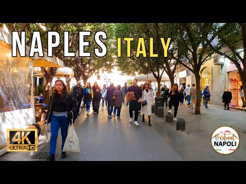 Walking Tour Napoli Chiaia 4k UHD Naples - Italy #walkingtour #tourism #4k #italy